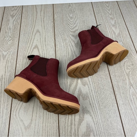 Sorel Women's Hi-Line Heel Chelsea Boots US8.5 Spice, Tawny Buff $190 - Picture 4 of 12